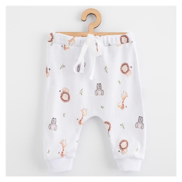 Dětské bavlněné kalhoty Jogger New Baby For Babies safari