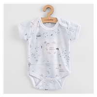 Kojenecké body s krátkým rukávem New Baby For Babies ocean