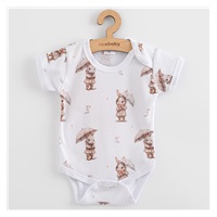 Kojenecké body s krátkým rukávem New Baby For Babies bunny