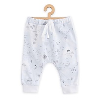 Dětské bavlněné kalhoty Jogger New Baby For Babies ocean