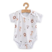 Kojenecké body s krátkým rukávem New Baby For Babies safari