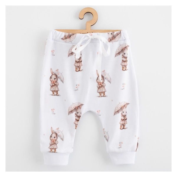 Dětské bavlněné kalhoty Jogger New Baby For Babies bunny