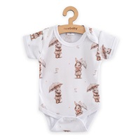 Kojenecké body s krátkým rukávem New Baby For Babies bunny