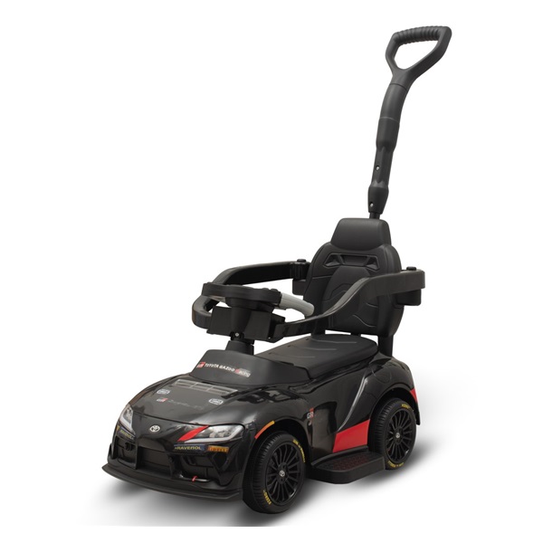 Dětské odrážedlo s vodící tyčí Toyota GR Supra GT4 Baby Mix černé