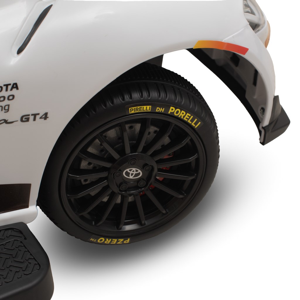 Dětské odrážedlo s vodící tyčí Toyota GR Supra GT4 Baby Mix bílé
