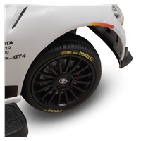 Dětské odrážedlo s vodící tyčí Toyota GR Supra GT4 Baby Mix bílé