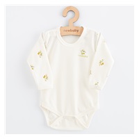 Kojenecké body s dlouhým rukávem z organické bavlny New Baby Olivy