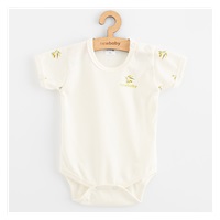 Kojenecké body s krátkým rukávem z organické bavlny New Baby Olivy