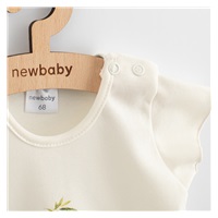 Kojenecké šaty z organické bavlny s krátkým rukávem New Baby Olivy