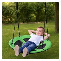 Houpací kruh čapí hnízdo 100 cm Baby Mix zelený