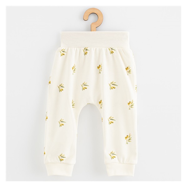 Kojenecké kalhoty z organické bavlny New Baby Olivy