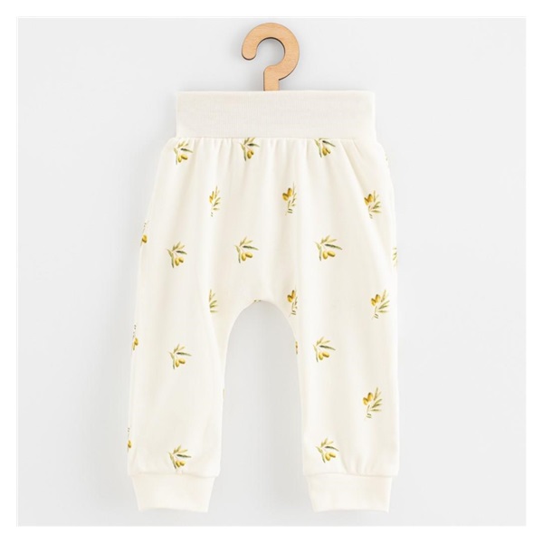 Kojenecké kalhoty z organické bavlny New Baby Olivy