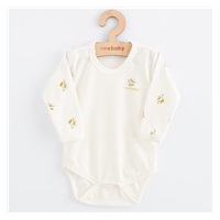 Kojenecké body s dlouhým rukávem z organické bavlny New Baby Olivy
