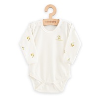 Kojenecké body s dlouhým rukávem z organické bavlny New Baby Olivy