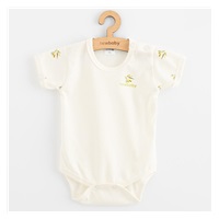 Kojenecké body s krátkým rukávem z organické bavlny New Baby Olivy
