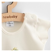 Kojenecké šaty z organické bavlny s krátkým rukávem New Baby Olivy