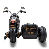 Dětská elektrická motorka SideCar Baby Mix černá