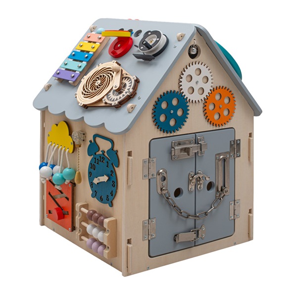 Activity Board Domeček LED Montessori Baby Mix