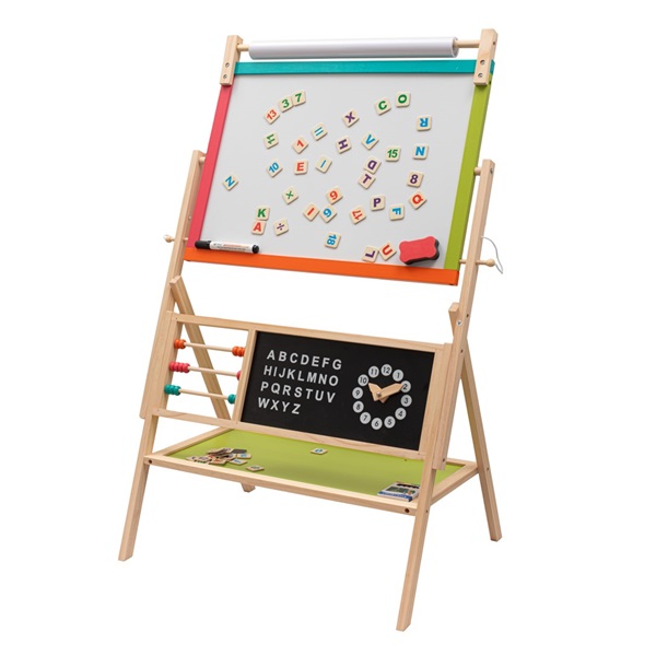 Dřevěná tabule pro děti 2v1 Montessori Baby Mix