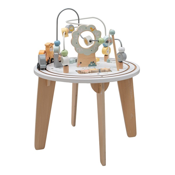 Dřevěný multifunkční stoleček Montessori Baby Mix