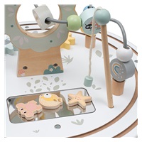 Dřevěný multifunkční stoleček Montessori Baby Mix