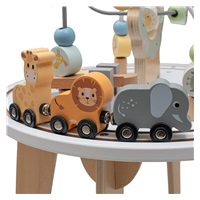Dřevěný multifunkční stoleček Montessori Baby Mix