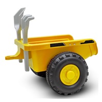 Dětské odrážedlo traktor s vlečkou Benny Baby Mix žlutý