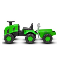 Dětské odrážedlo traktor s vlečkou Benny Baby Mix zelený