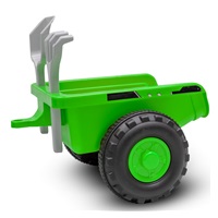 Dětské odrážedlo traktor s vlečkou Benny Baby Mix zelený