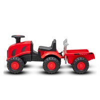 Dětské odrážedlo traktor s vlečkou Benny Baby Mix červený