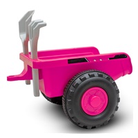 Dětské odrážedlo traktor s vlečkou Benny Baby Mix růžový