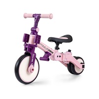 Dětská tříkolka 5v1 Milly Mally Optimus Max s vodící tyčí pink
