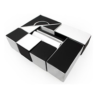 Pěnové kostky-obří stavebnice 11 ks black-white
