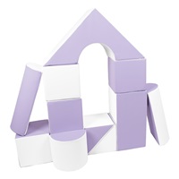 Pěnové kostky-obří stavebnice 11 ks white-lilac