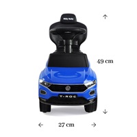 Odrážedlo s vodící tyčí VOLKSWAGEN T-ROC Milly Mally bílé (poškozený obal)