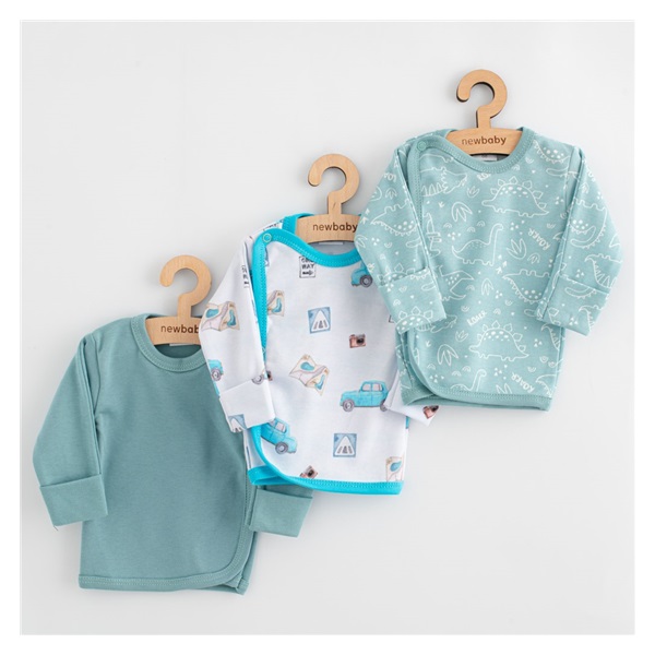 Kojenecká košilka New Baby Classic II 3ks boy
