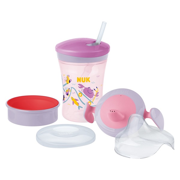Dětský hrníček NUK LEARN TO DRINK SET girl