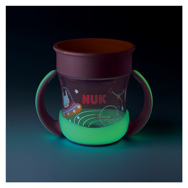 Dětský hrníček Mini Magic NUK Cup Night 160 ml pink