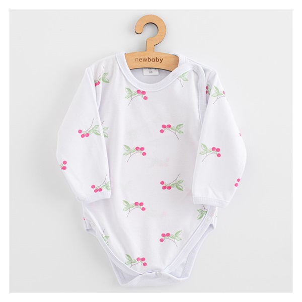 Kojenecké celorozepínací body New Baby Classic II raspberry