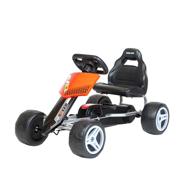 Dětská šlapací motokára Go-kart Baby Mix Speedy červená (zánovní)