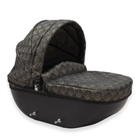 Luxusní dětský kočárek pro panenky New Baby COMFORT zlato černý
