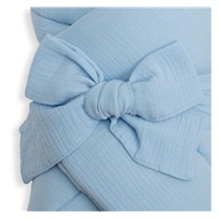Mušelínová šněrovací zavinovačka New Baby blue