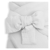 Mušelínová šněrovací zavinovačka New Baby white