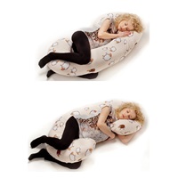 Univerzální kojící polštář ve tvaru C New Baby cappuccino 285 x16