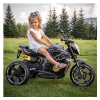 Dětská elektrická motorka Baby Mix Calabre černá (zánovní)