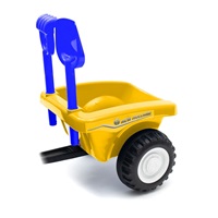 Dětské odrážedlo traktor s vlečkou a nářadím Baby Mix New Holland žlutý (zánovní)