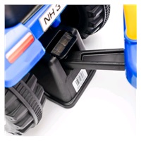 Dětské odrážedlo traktor s vlečkou a nářadím Baby Mix New Holland žlutý (zánovní)