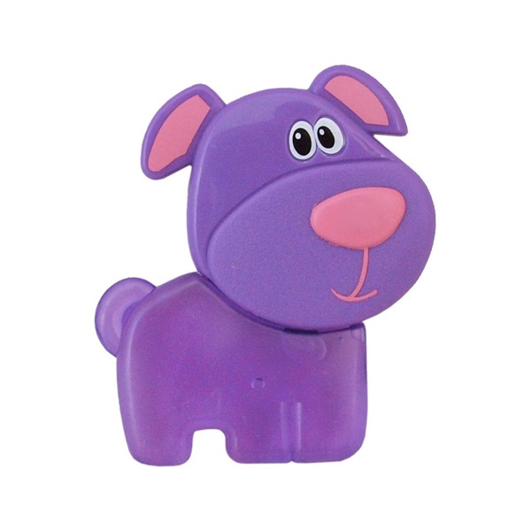 Chladící kousátko Baby Mix Pejsek fialové (Poškozený obal)