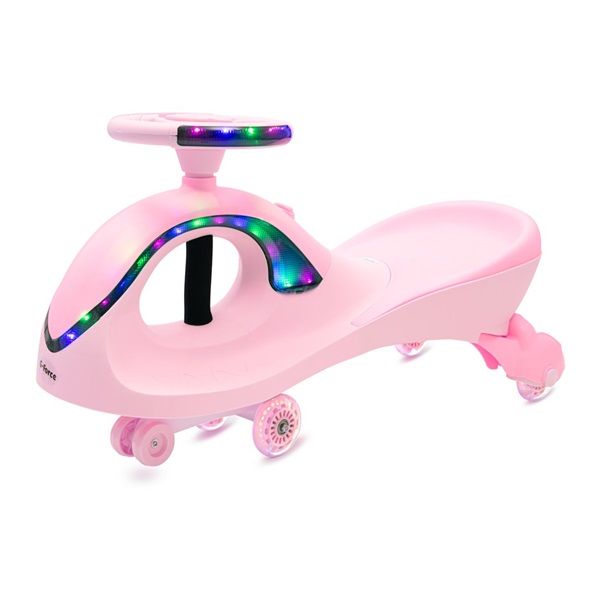 Gravitační odrážedlo pro děti s LED Baby Mix G-Force baby pink (poškozený obal)
