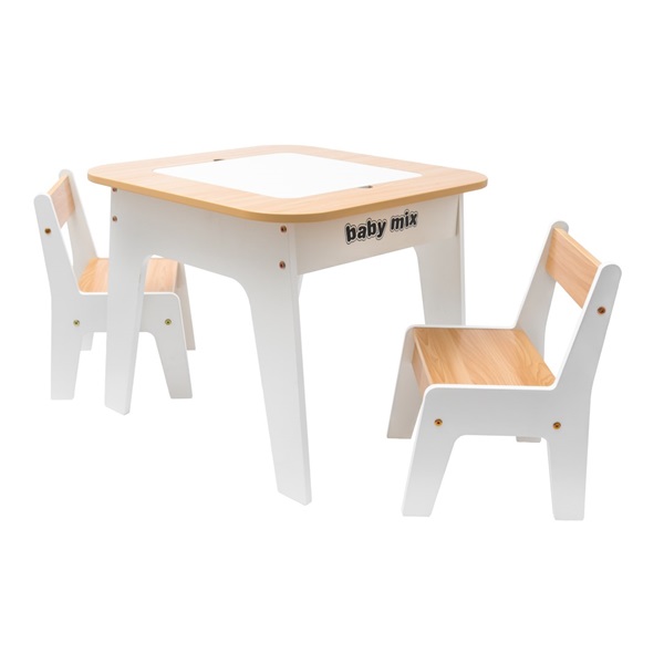 Dětský stůl a židle Baby Mix Leaf Natural